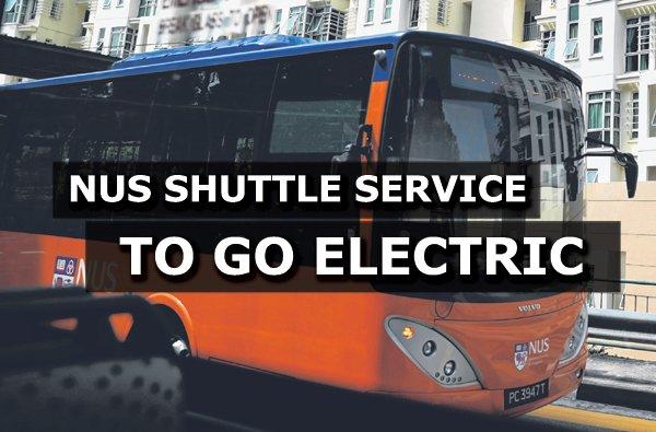 NUS bus shuttle service to go electric by 2023