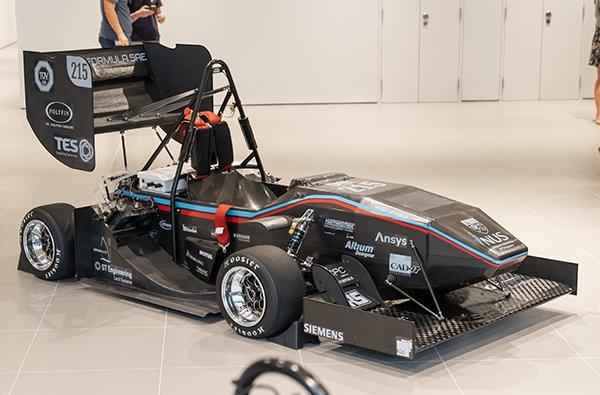 This is Singapore's first ever electric formula-style race car