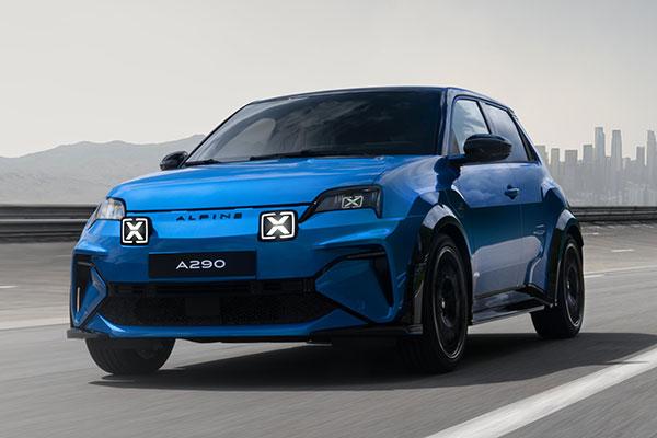 Alpine reveals new A290 electric hot hatch