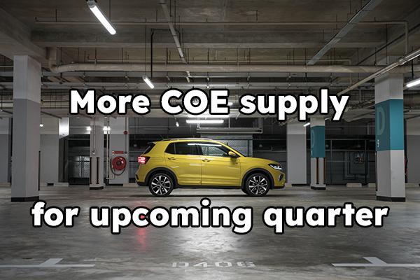 LTA announces COE supply for August to October