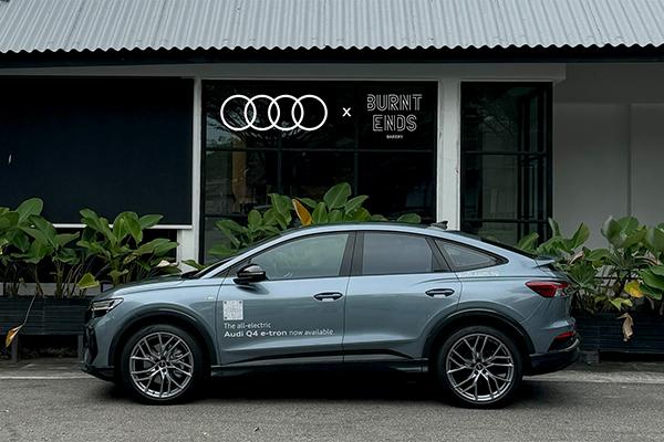 Catch the Audi Q4 e-tron at Dempsey this weekend!