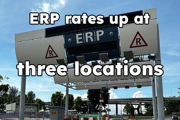 ERP rates up at three locations