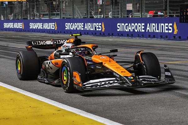 Norris dominant at uncharacteristically-calm Singapore GP