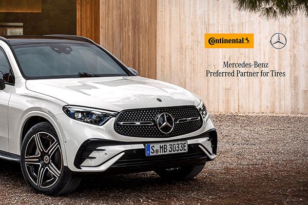 Continental Tyres celebrates partnership with Mercedes-Benz