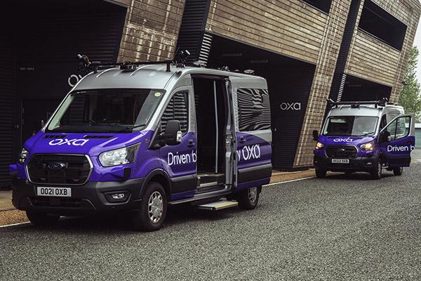 Oxa unveils self-driving Ford E-Transit Van and Minibus