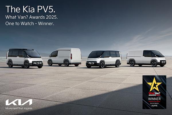 Kia PV5 van wins first U.K. award ahead of launch in 2025