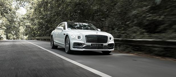 HIGH LUXURY WITH THE FLYING SPUR AZURE