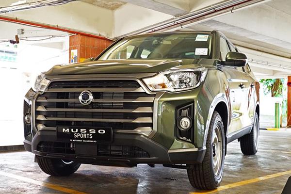 Ssangyong Musso Sport arrives in Singapore
