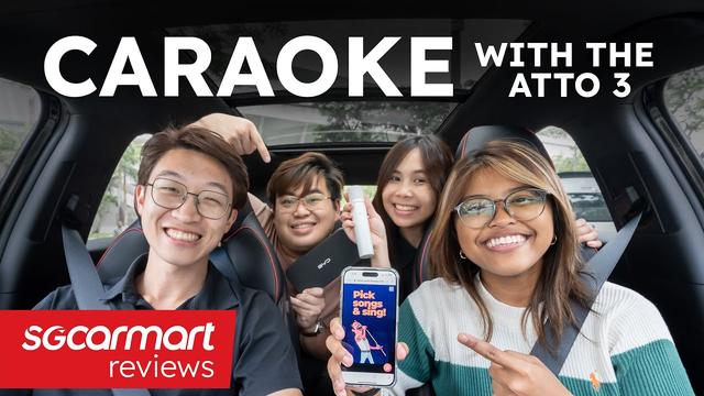 Sgcarmart Carpool Karaoke with the 2024 BYD Atto 3 | Sgcarmart Access